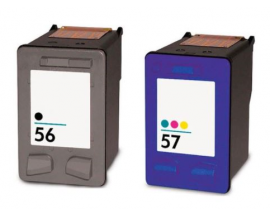 COMPATIBLE TINTA PACK HP 56 57 BK/CL