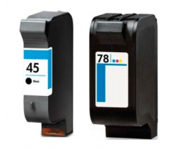 COMPATIBLE TINTA PACK HP 45 78 BK/CL