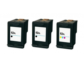 COMPATIBLE TINTA PACK HP 62XL 2BK+CL